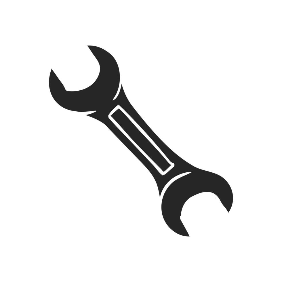 Hand drawn Bicycle tools vector illustration
