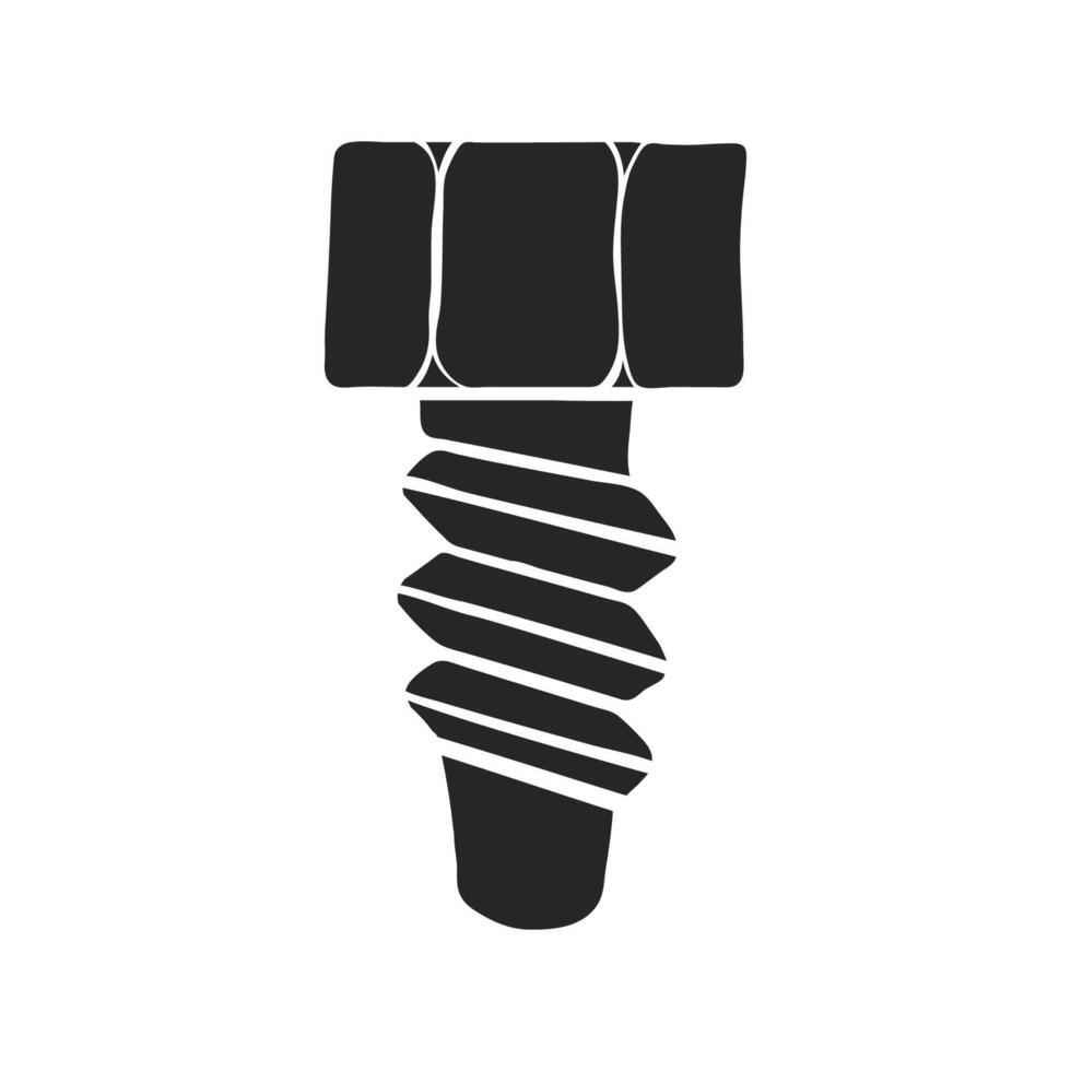 Hand drawn Bolt vector illustration