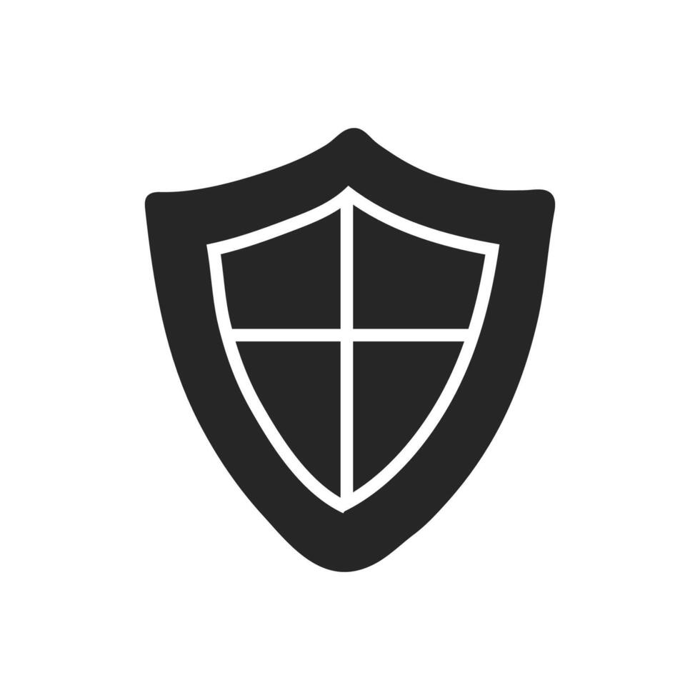 Hand drawn Shield vector illustration