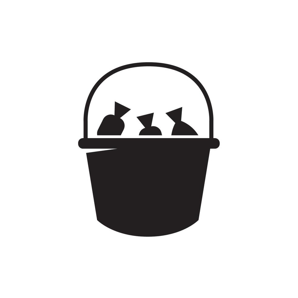 Halloween candies icon in black and white vector