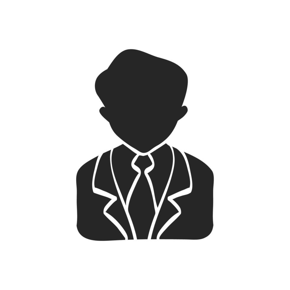 Hand drawn Businessman vector illustration