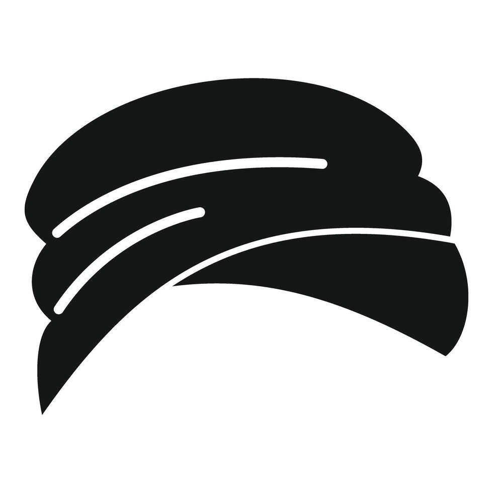 Islam turban icon simple vector. Covering culture vector