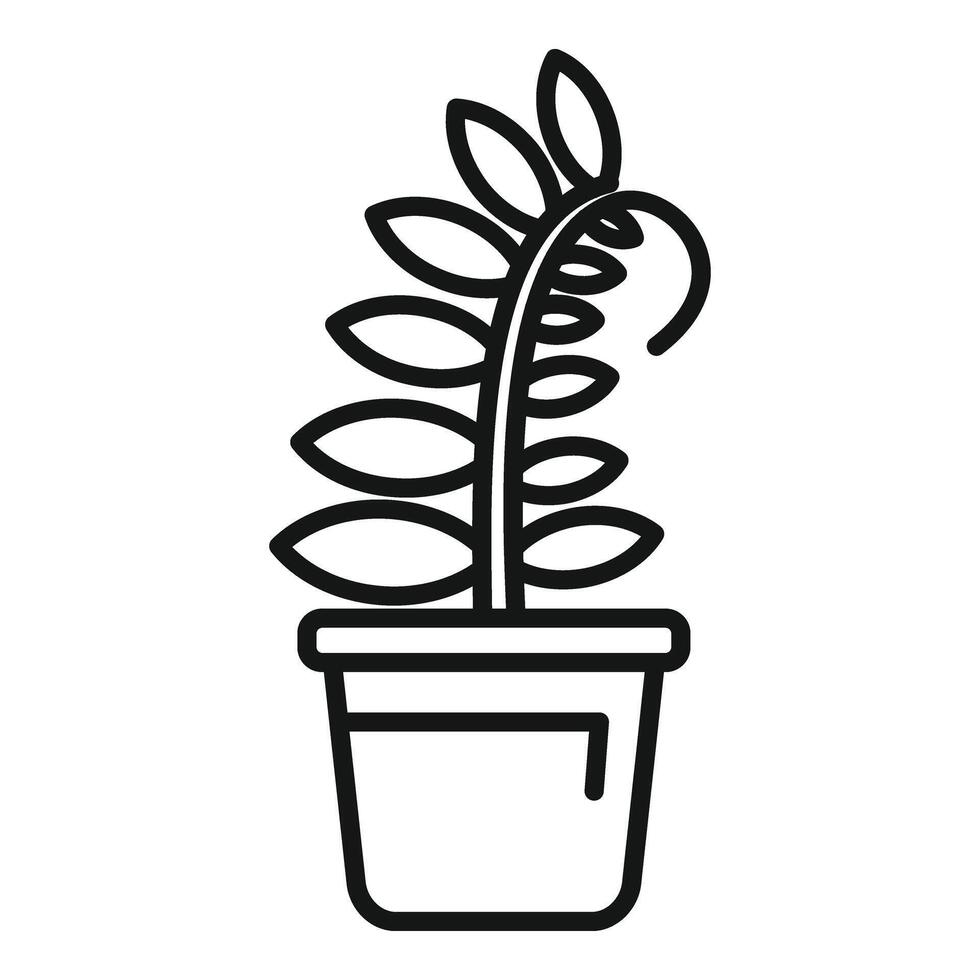 Soup plant energy icon outline vector. Dinner healthy vector