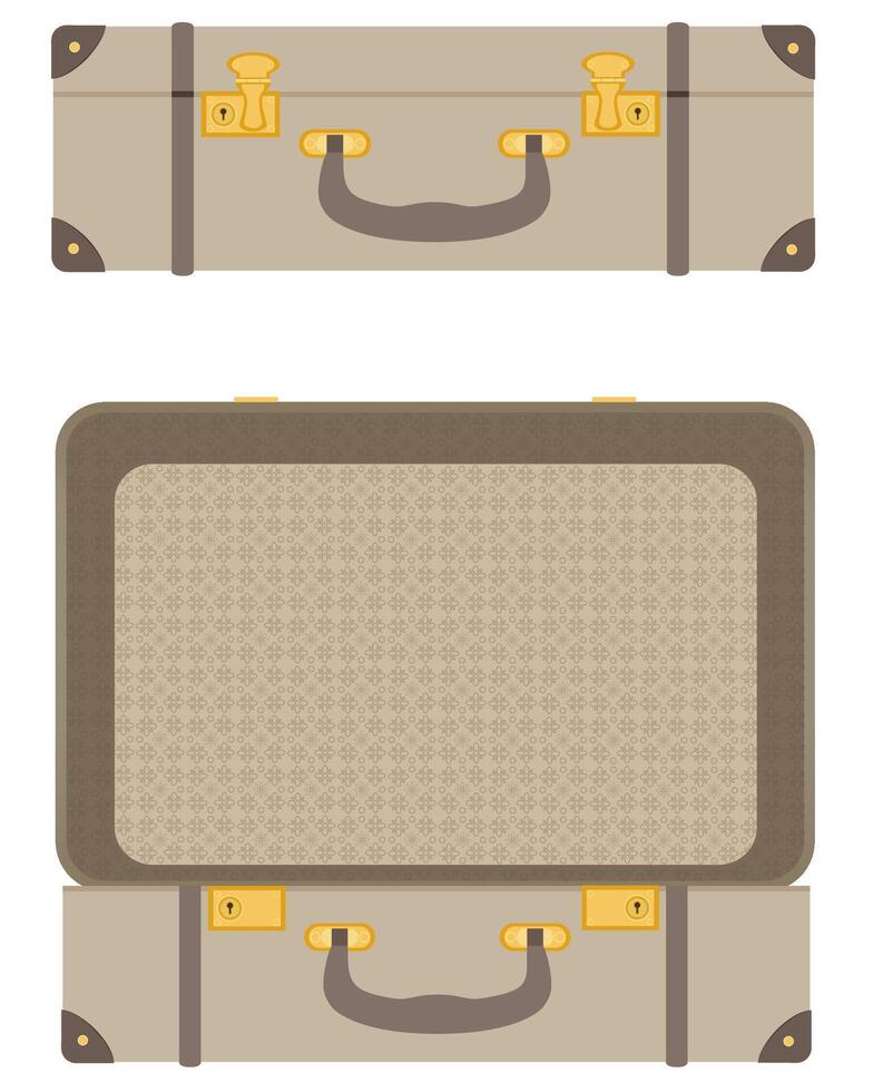 travel suitcases stock vector illustration isolated on white background