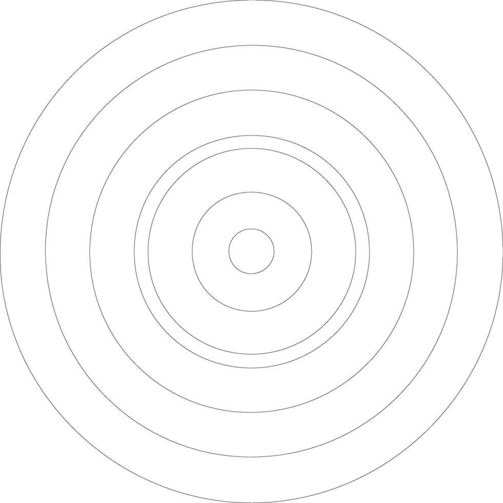 target  outline silhouette vector