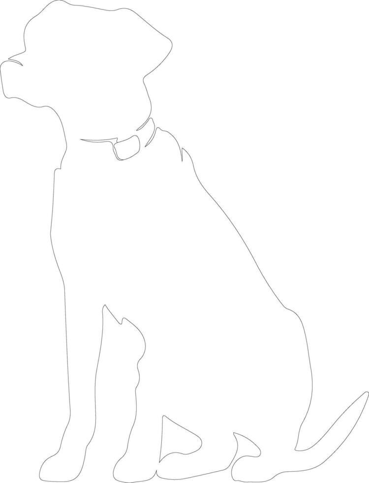 companiondog outline silhouette vector