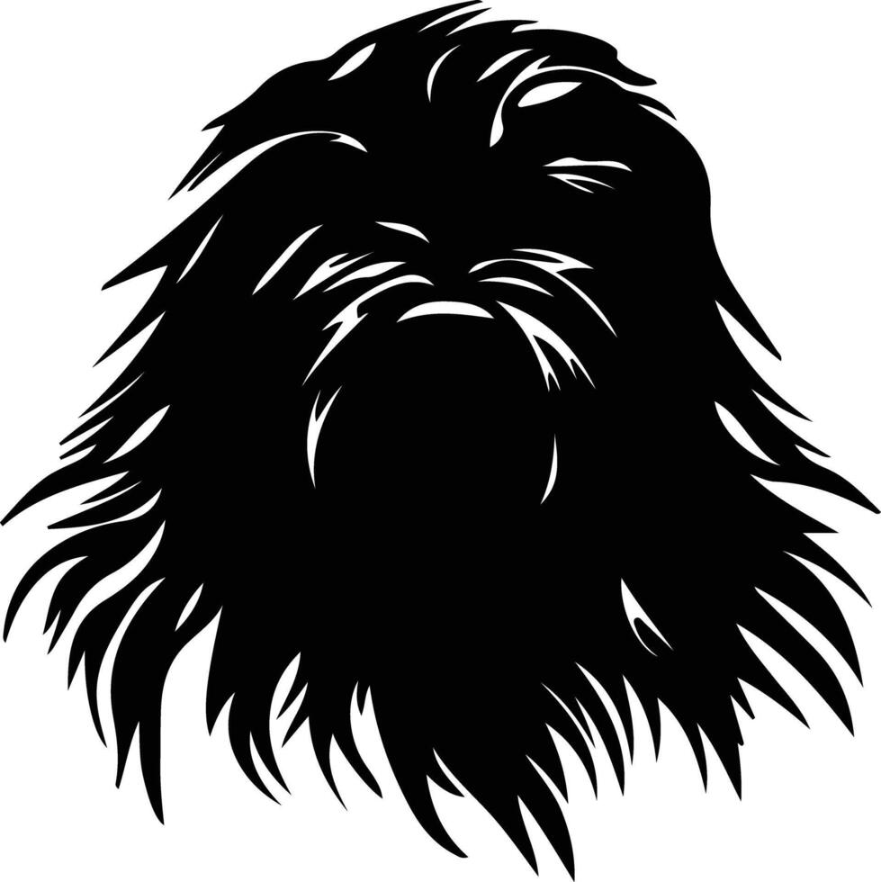 Puli  silhouette portrait vector