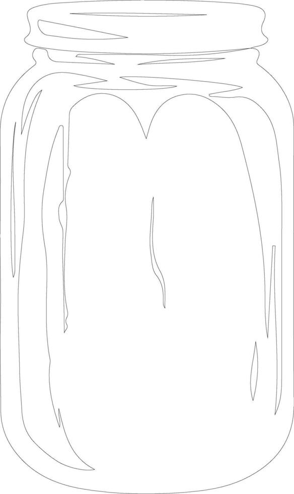 pickle  outline silhouette vector