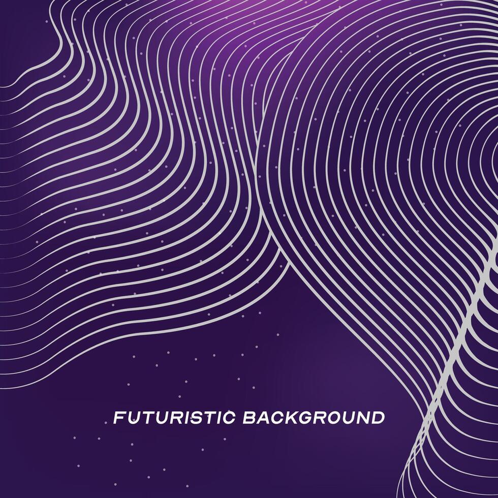 futuristic background with abstract wave pattern in galaxy vector