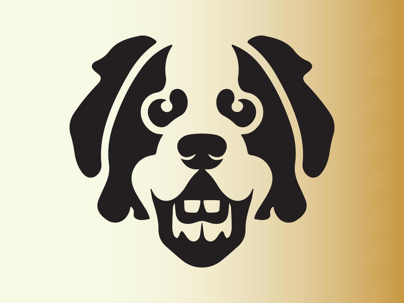 Dog logo design icon symbol vector illustration
