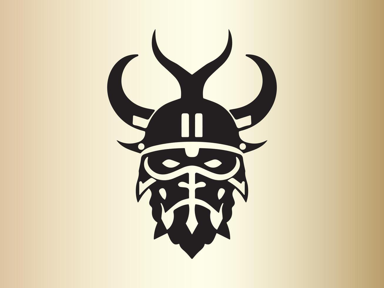 vikingo logo diseño icono símbolo vector ilustración. humano vikingo logo diseño modelo.