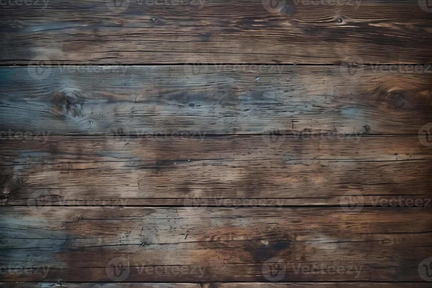 AI generated Grunge style background with wooden texture photo