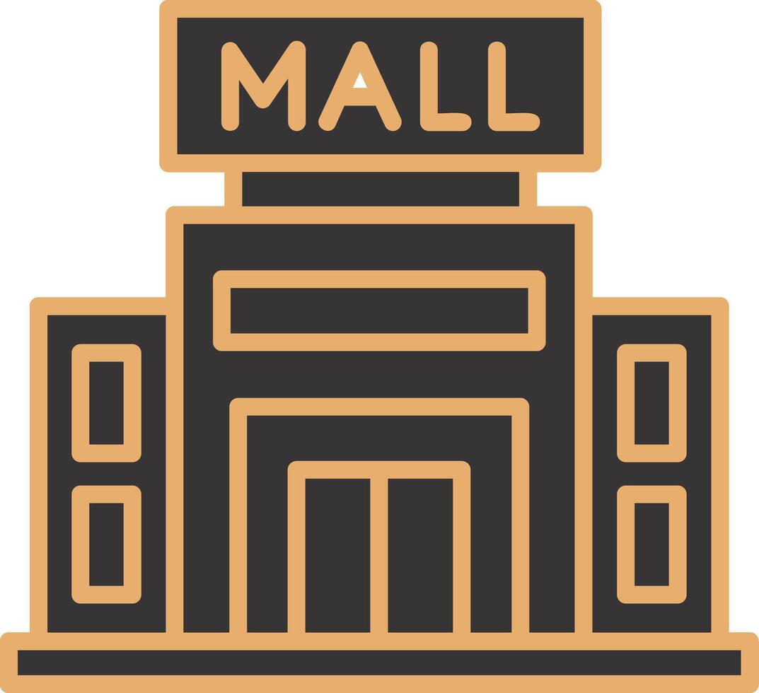 icono de vector de centro comercial