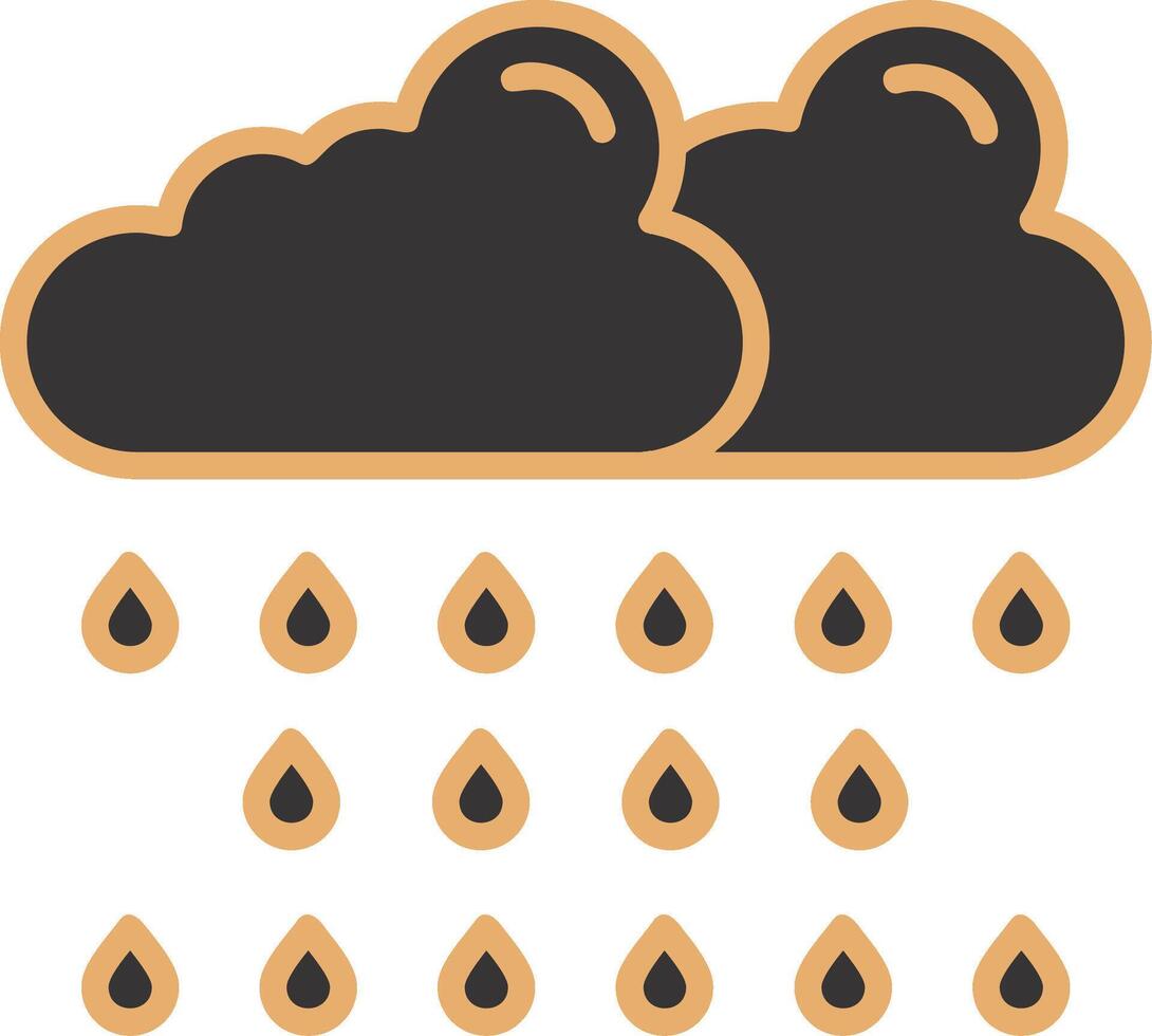 Rain Vector Icon