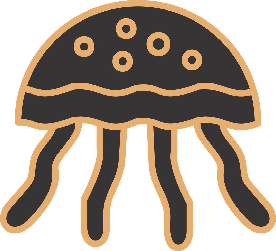 Jellyfish Vector Icon