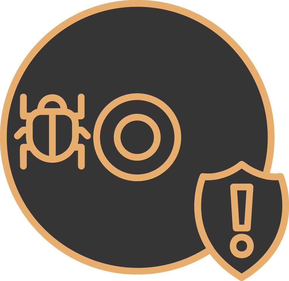 Cd Virus Vector Icon