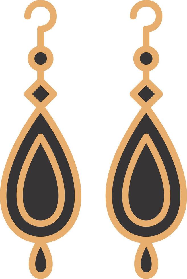 Earrings Vector Icon