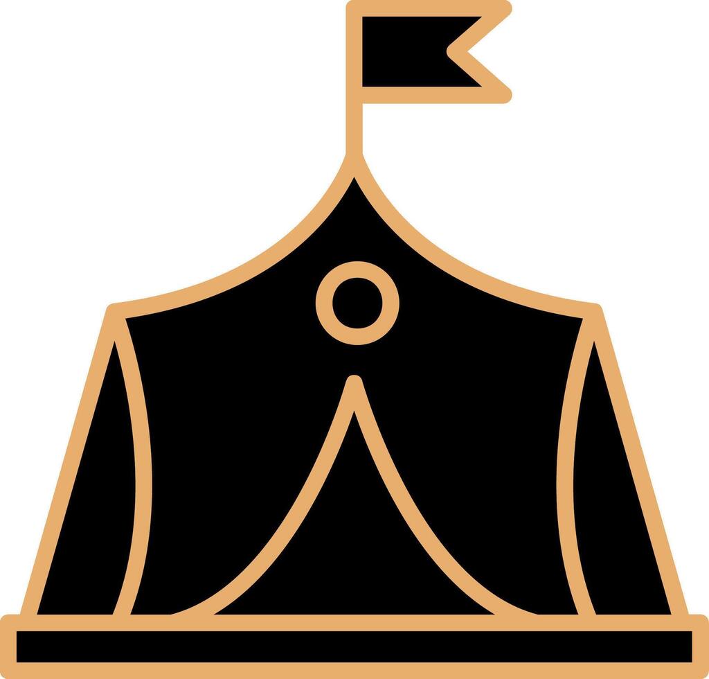 Military Tent Vector Icon