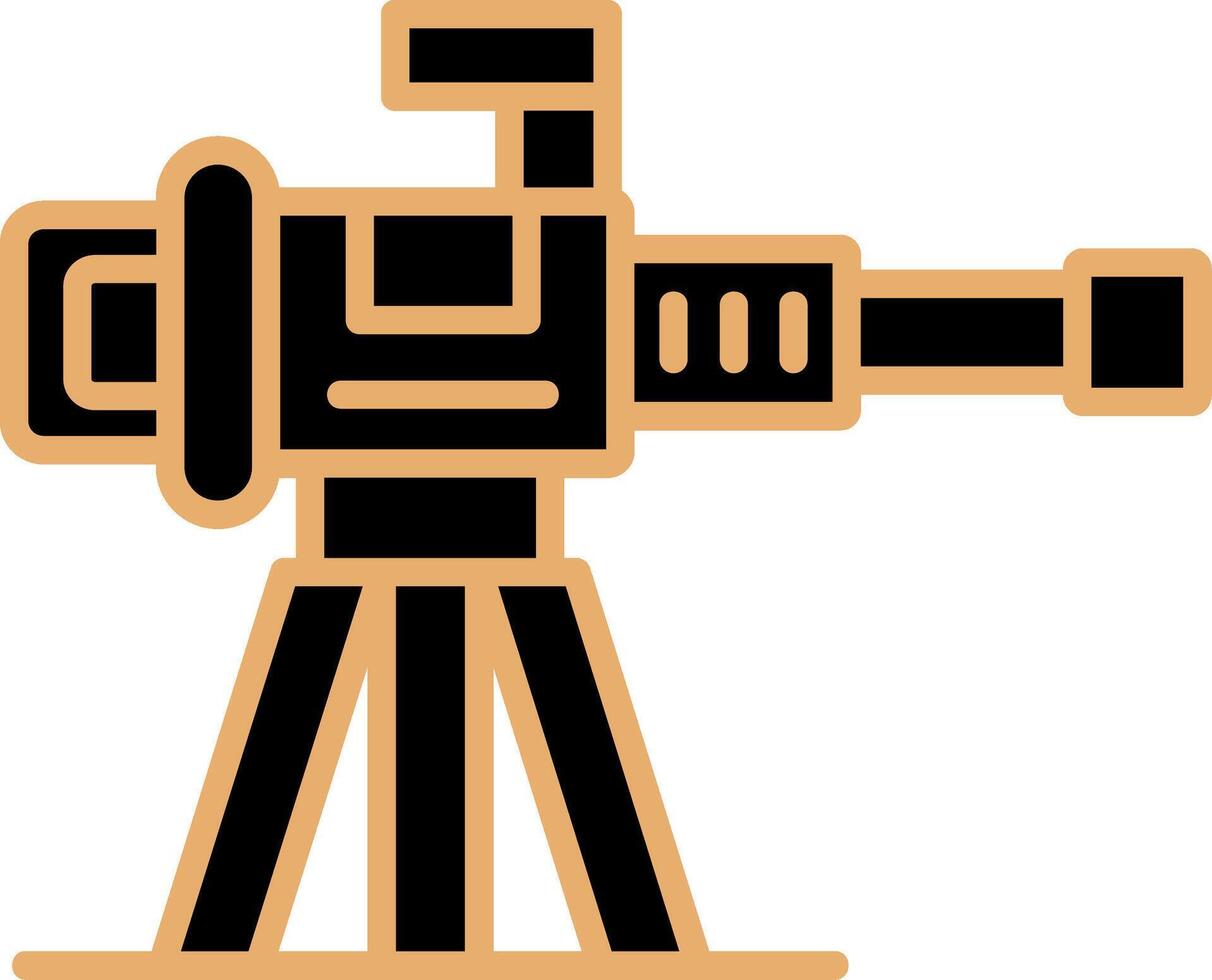 Heavy Machine gun Vector Icon