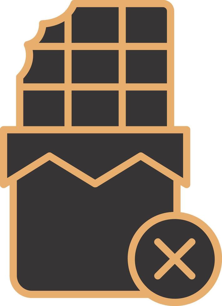 No Chocolate Vector Icon