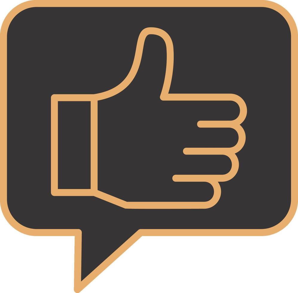 Thumbs Up Vector Icon