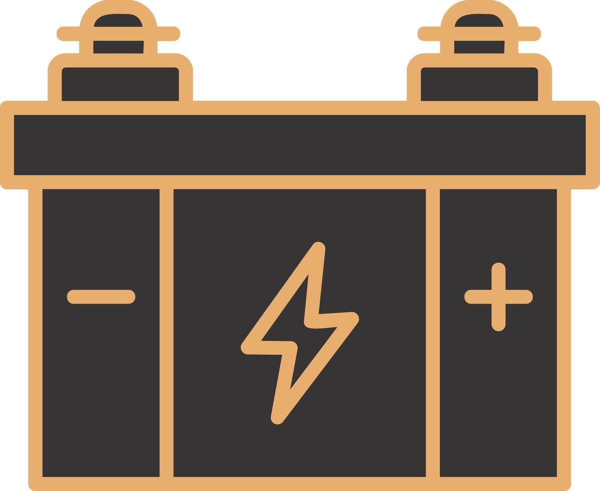 Car Battery Vector Icon