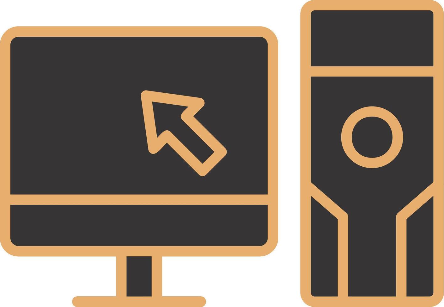Computer Vector Icon