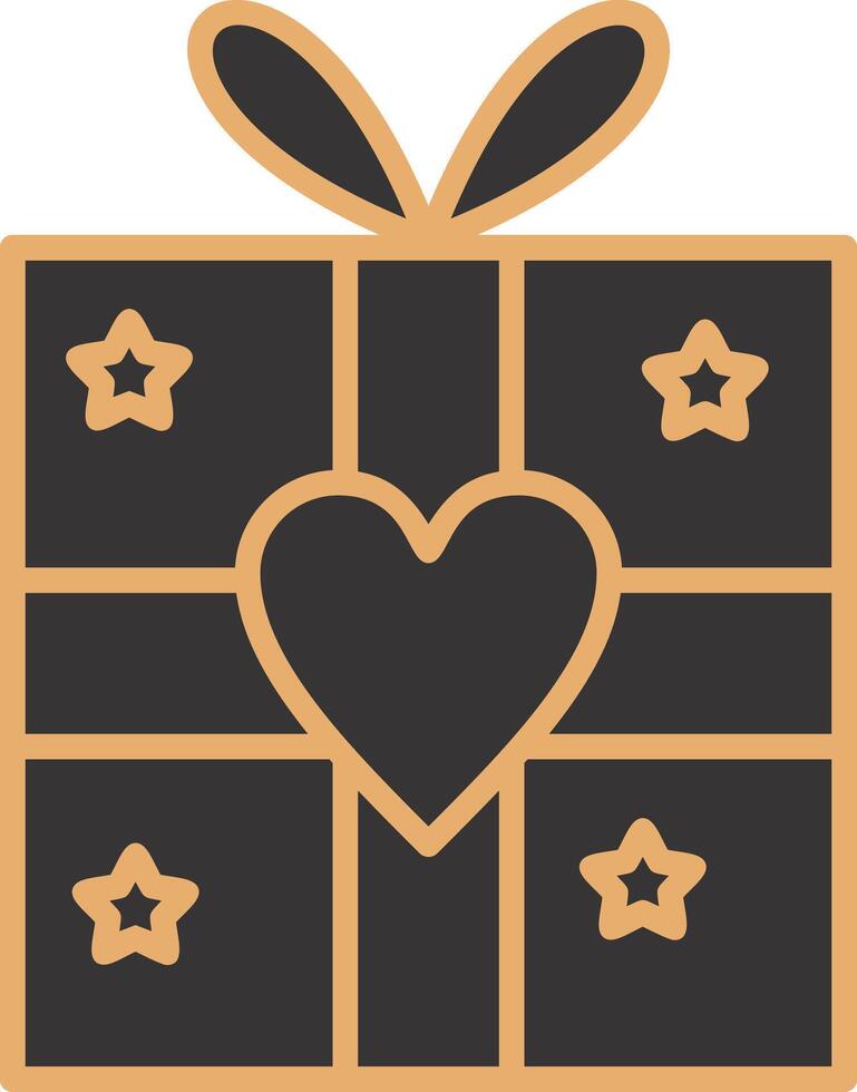 icono de vector de regalo