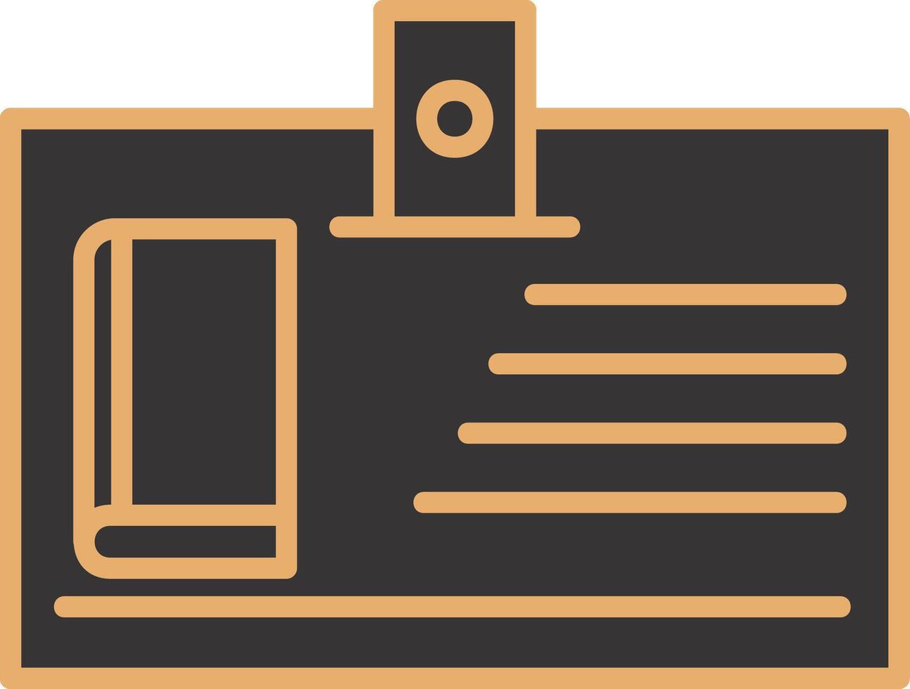 Library Card Vector Icon