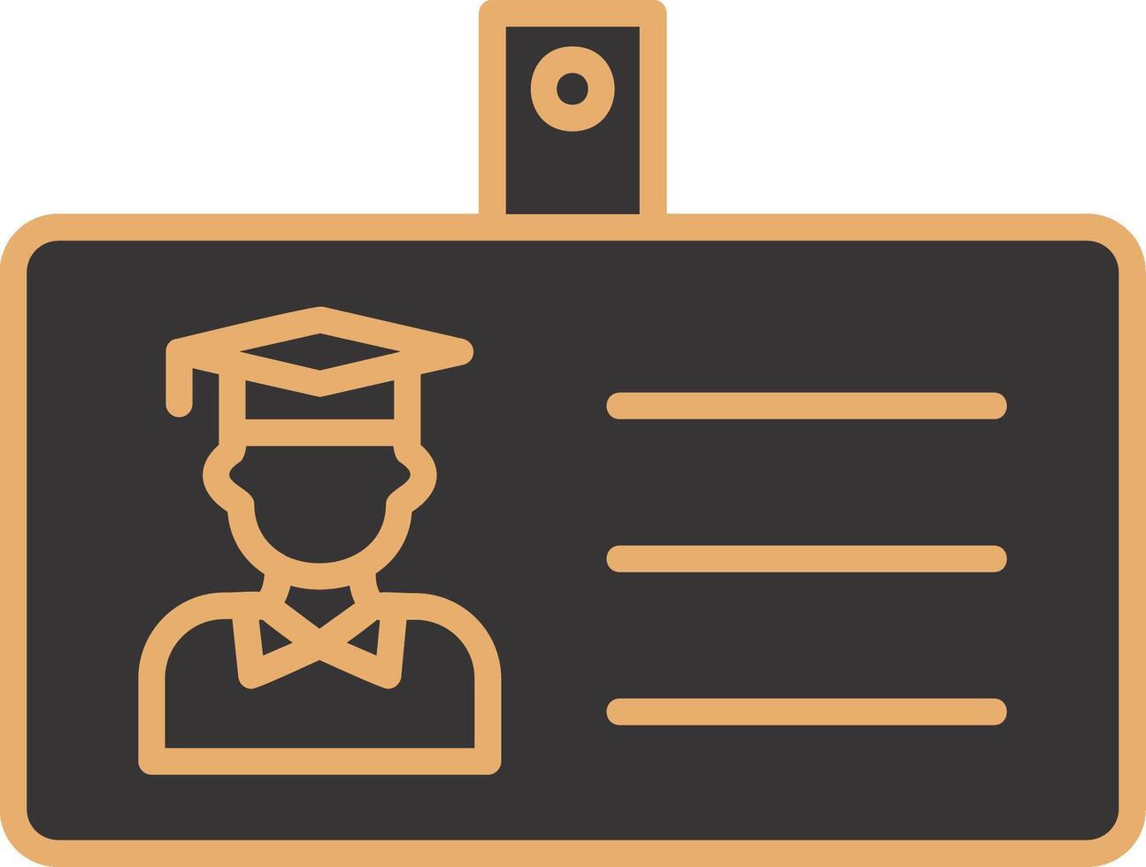 Student Id Card Vector Icon