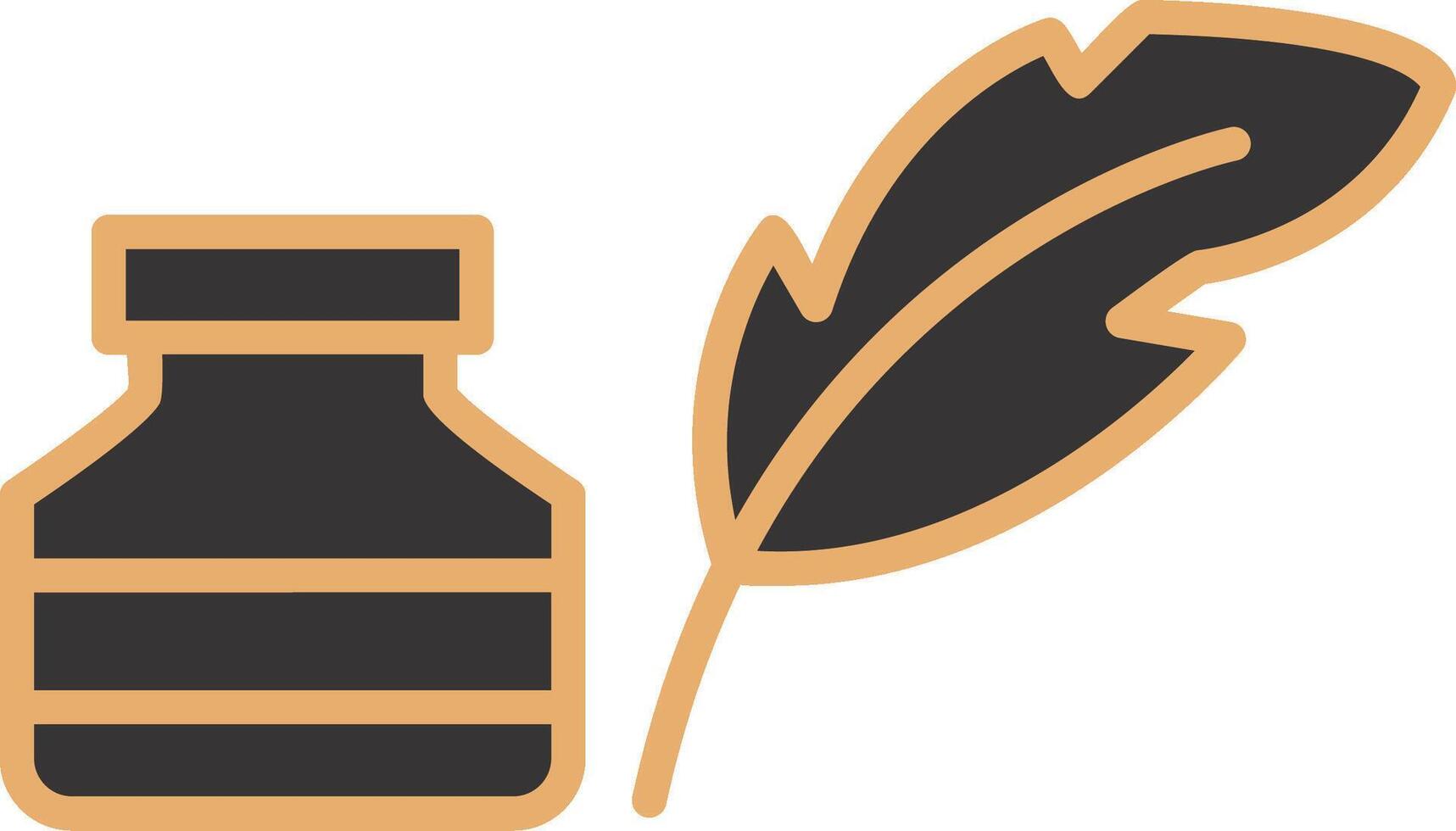 Quill And Ink Vector Icon