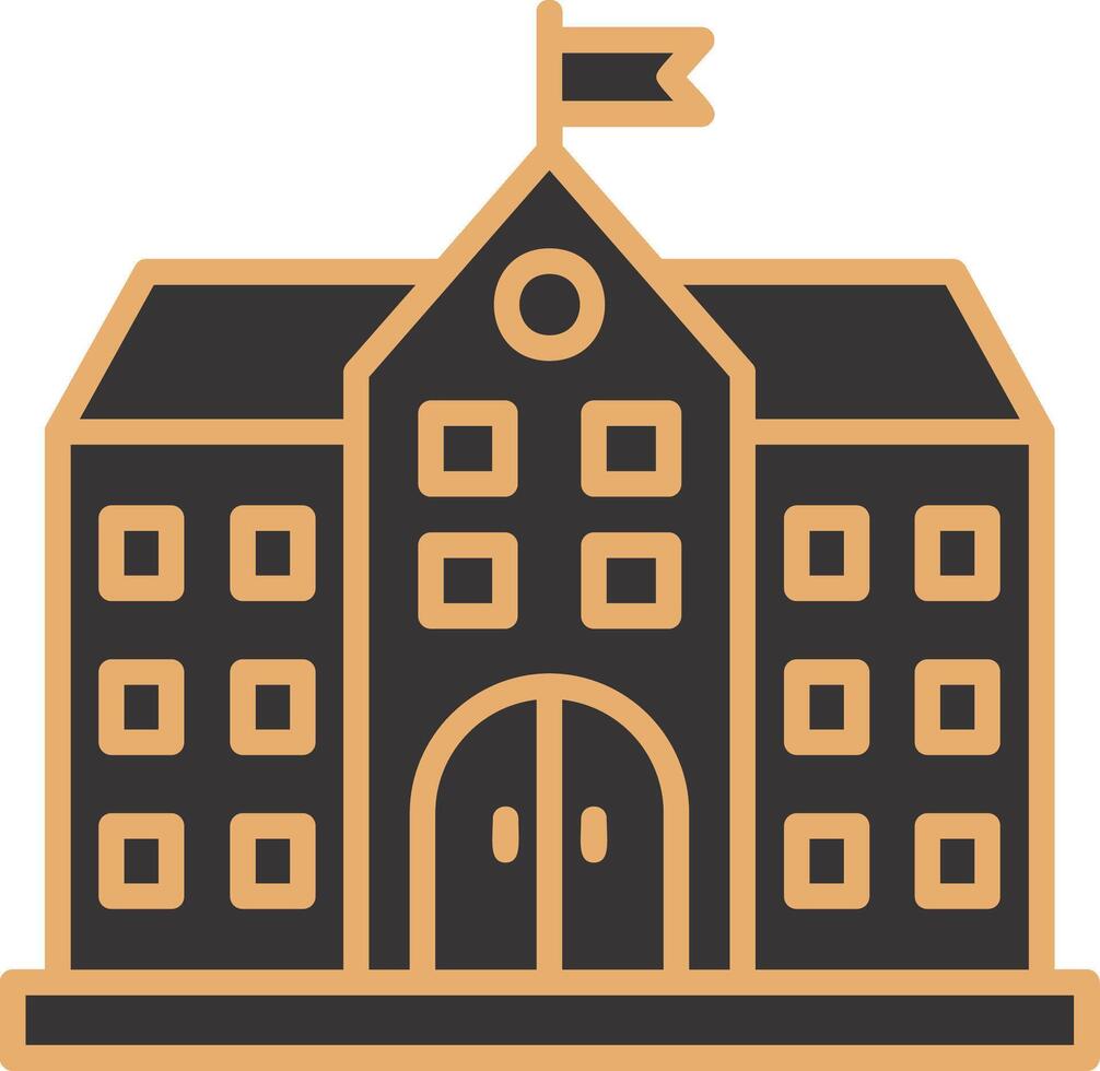 University Building Vector Icon