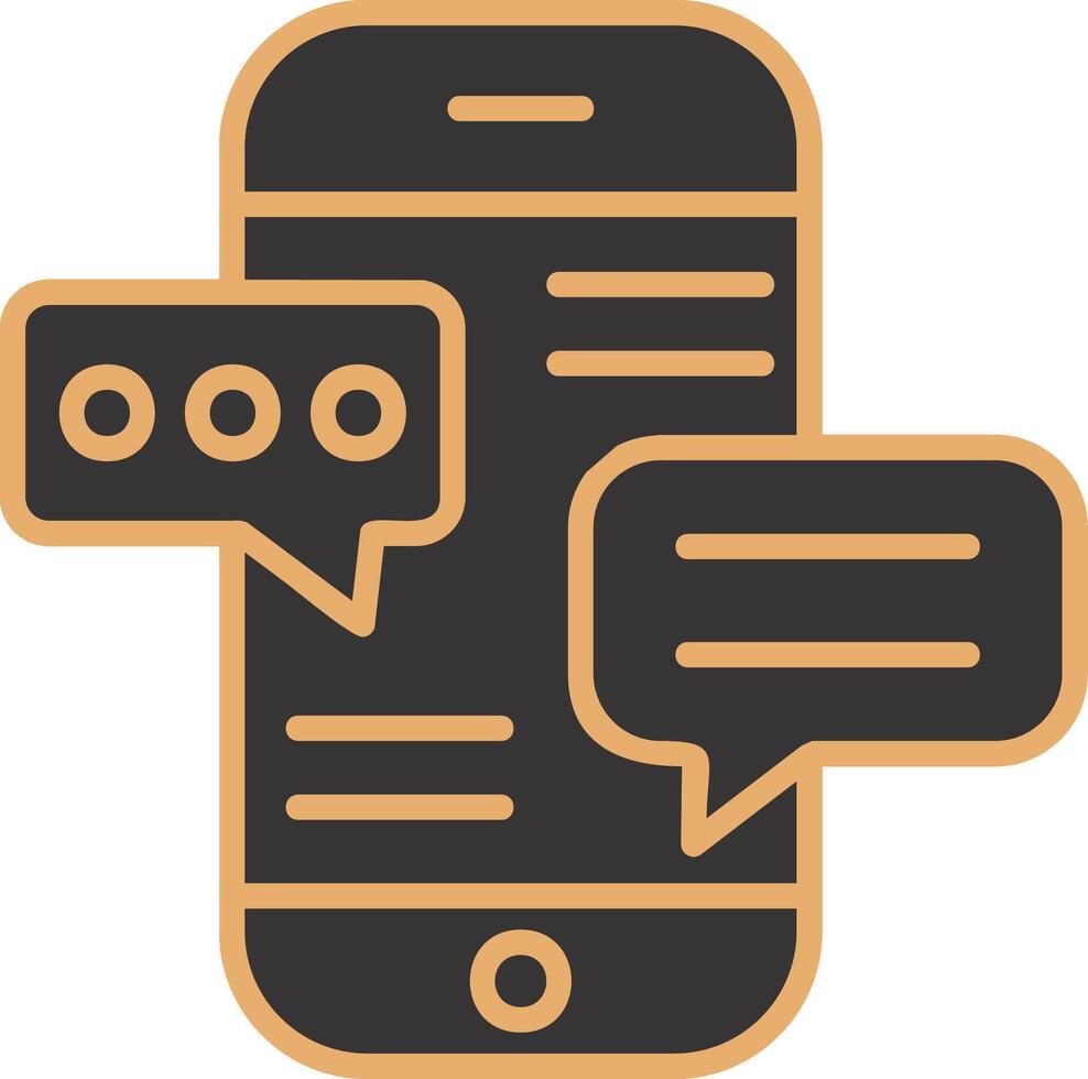 Chatting Vector Icon