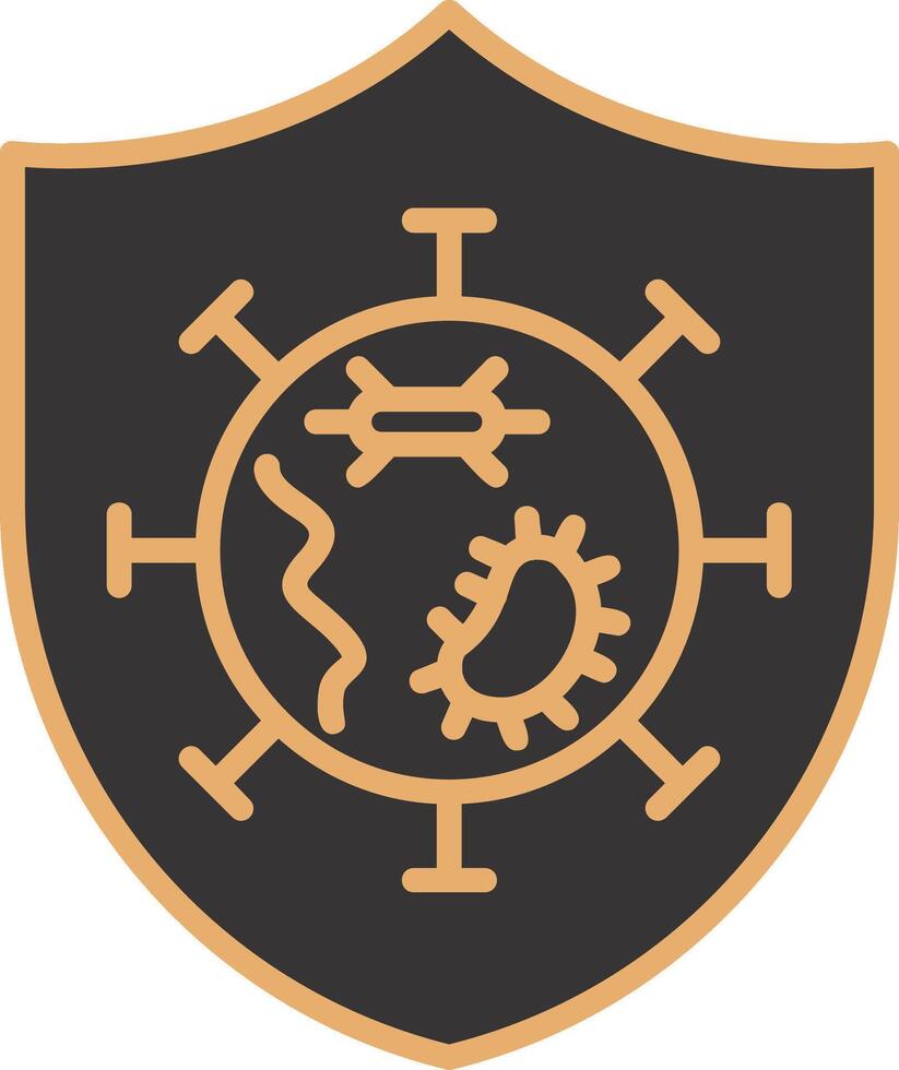 Germs Protected Vector Icon