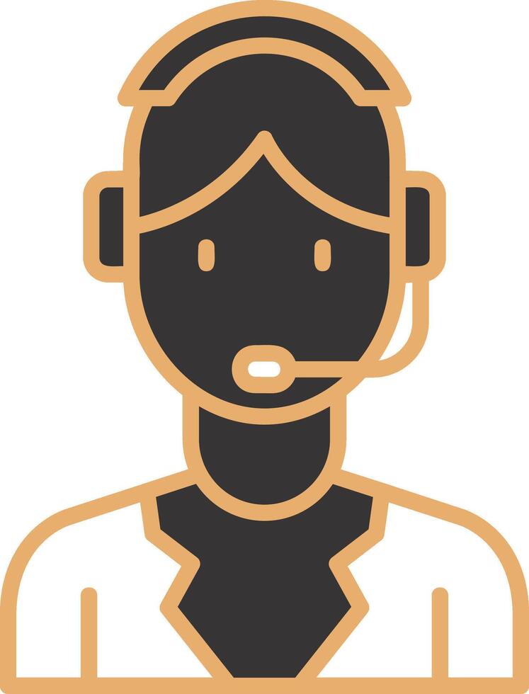 Customer Service Agent Vector Icon