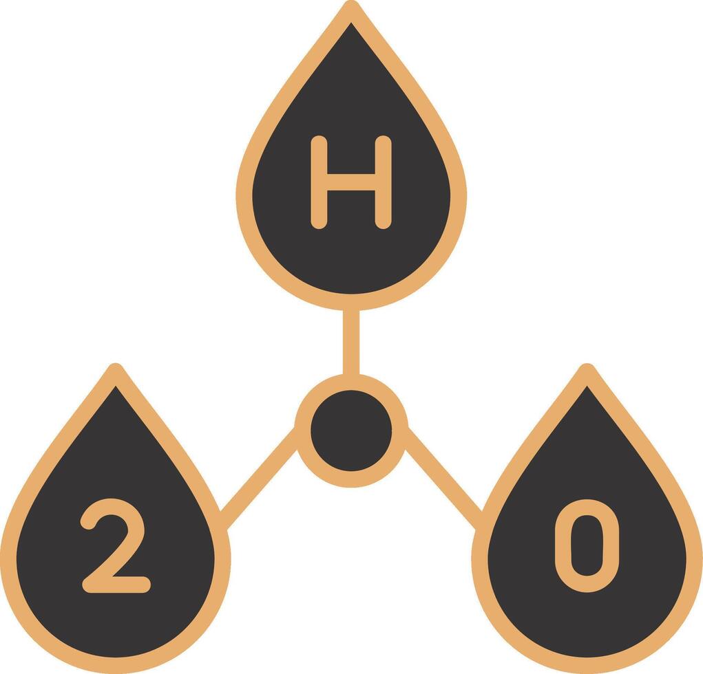 H2o Vector Icon