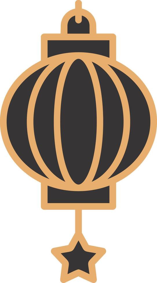 Chinese Lantern Vector Icon