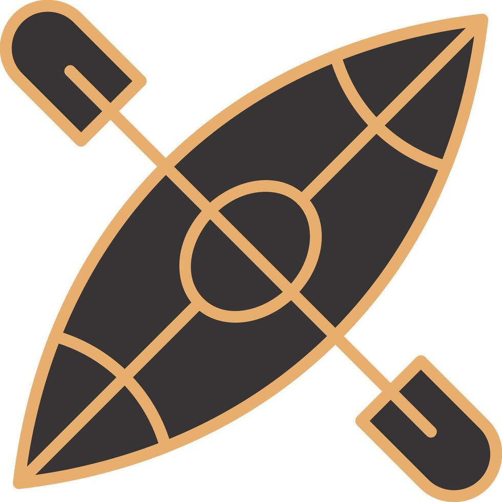 Kayak Boat Vector Icon