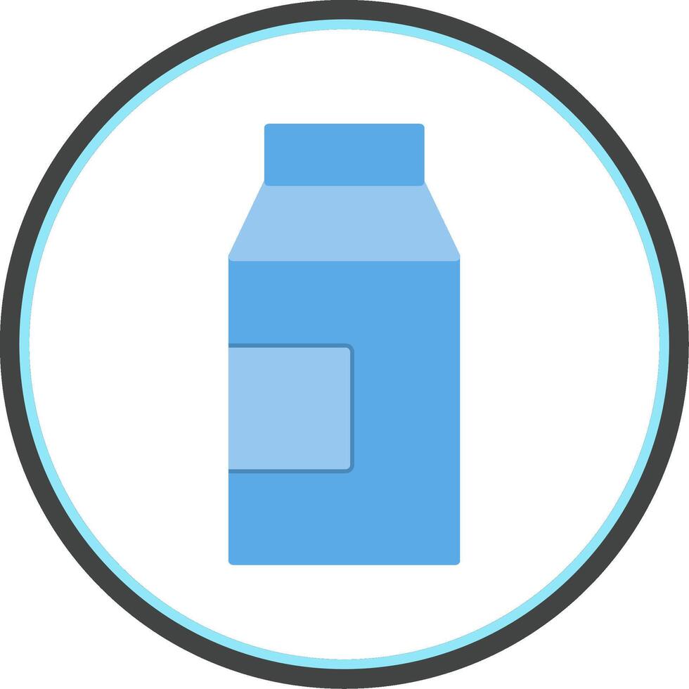 Milk Flat Circle Icon vector