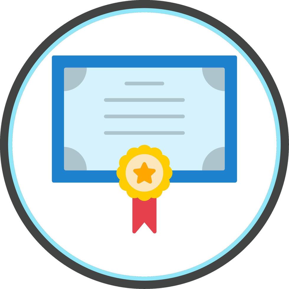 Standard Flat Circle Icon vector