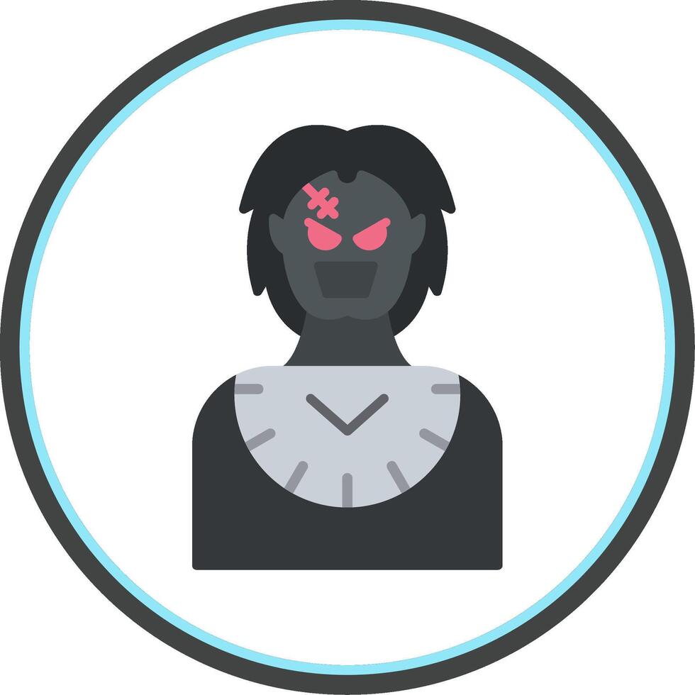 Baron Flat Circle Icon vector