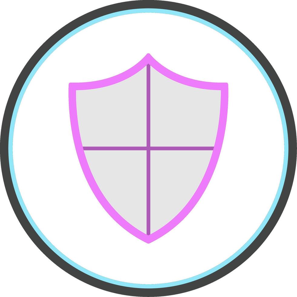 Prevention Flat Circle Icon vector