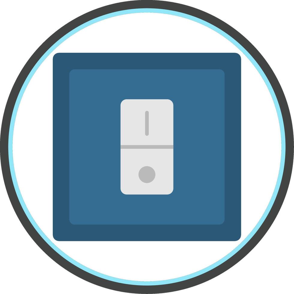Switcher Flat Circle Icon vector