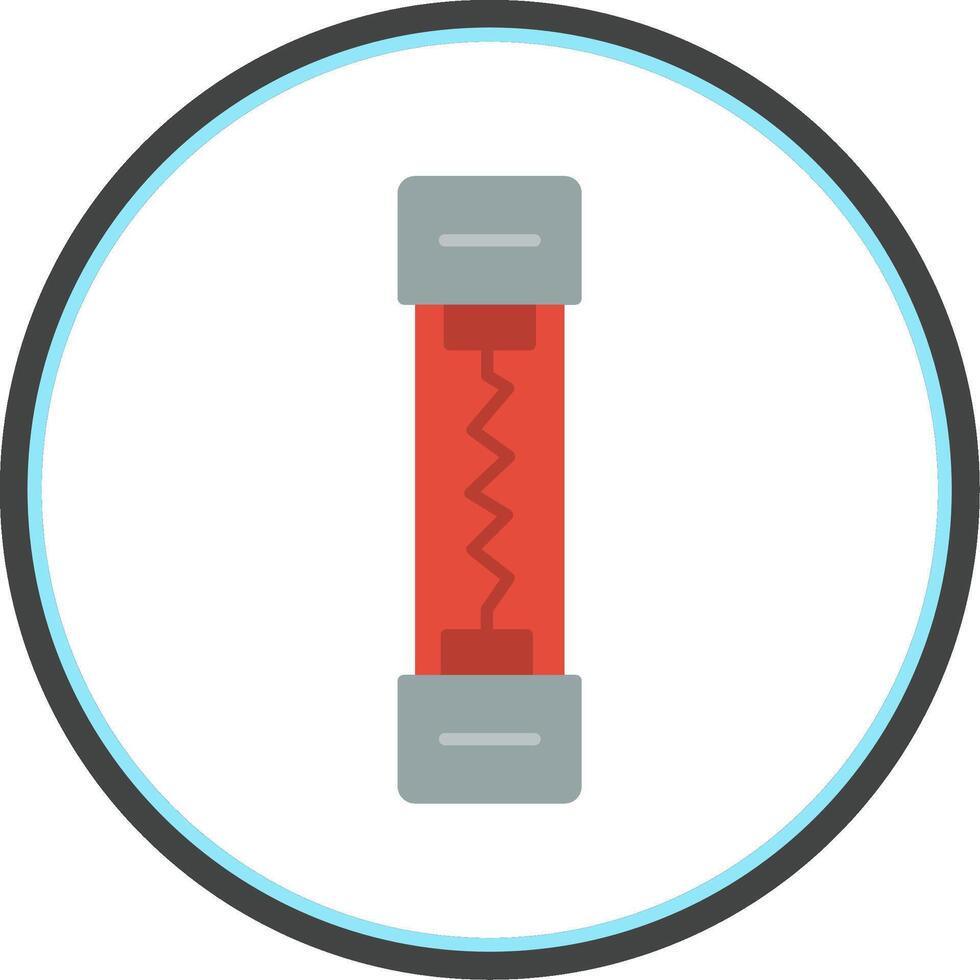 Fuse Flat Circle Icon vector
