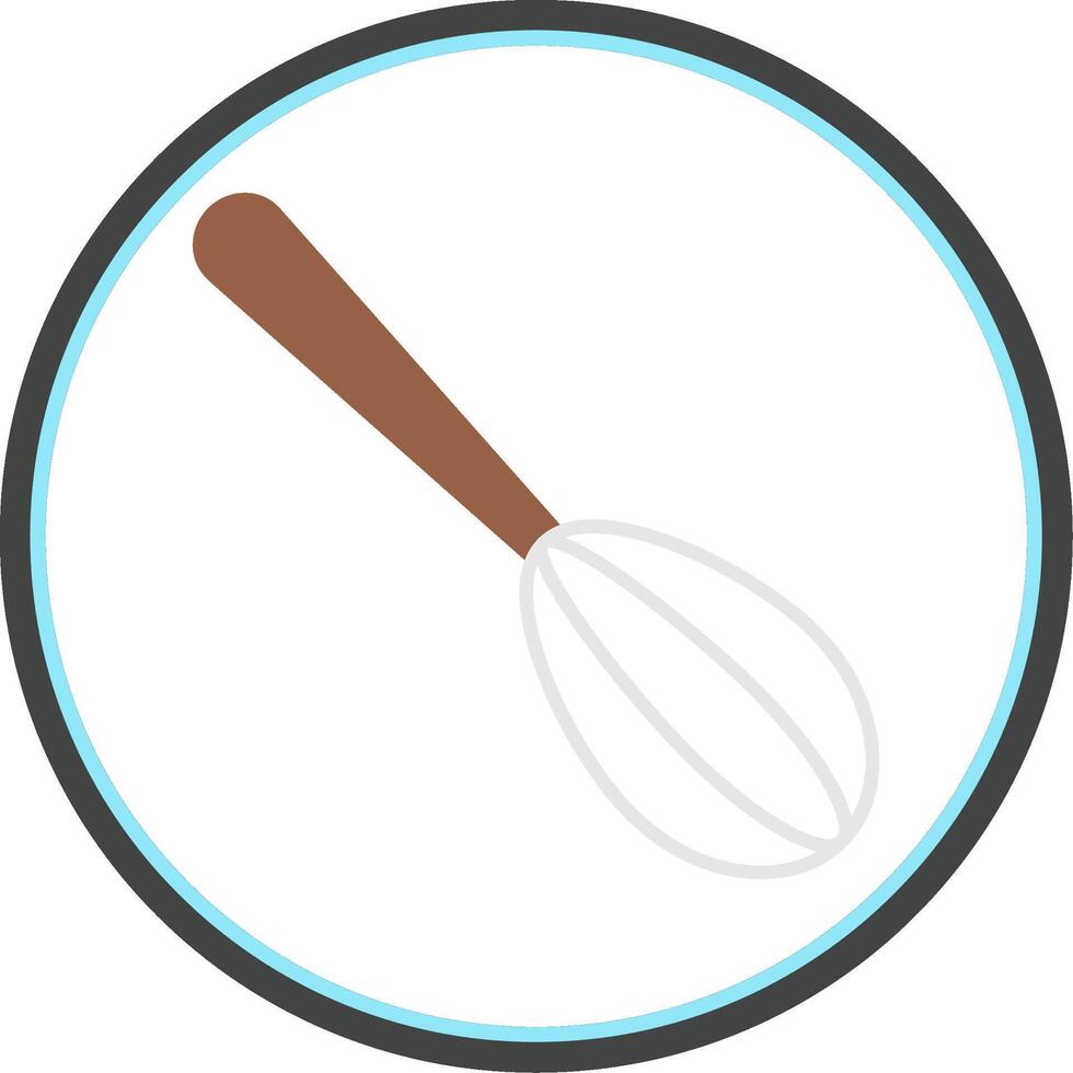 Mixing Flat Circle Icon vector