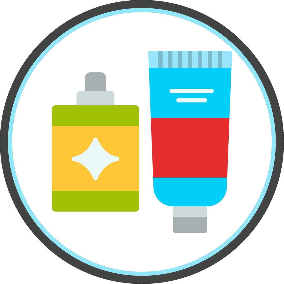 Hygiene Product Flat Circle Icon vector