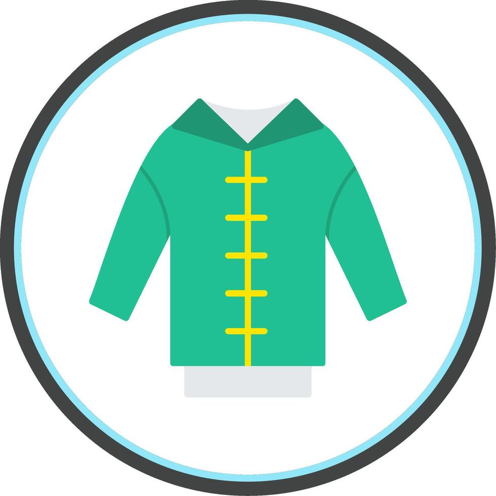 Pull Over Flat Circle Icon vector