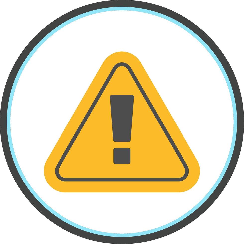 Dangerous Goods Flat Circle Icon vector