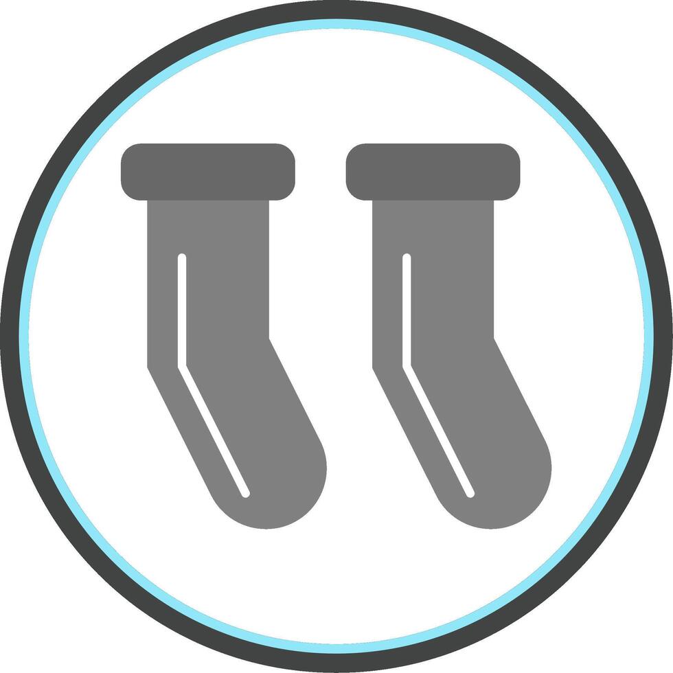 Socks Flat Circle Icon vector