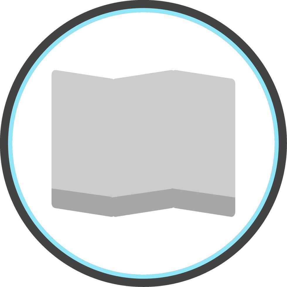 Folding Screen Flat Circle Icon vector